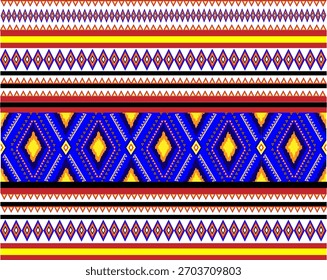 Geométrico étnico padrão oriental sem costura design tradicional para fundo, tapete, papel de parede, roupas, envoltório, batic, tecido, vetor, ilustração, estilo wmbroidery
