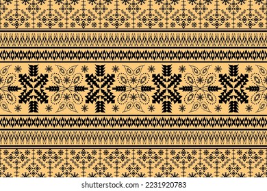 Geometric ethnic oriental traditional art pattern.Figure tribal embroidery style.Design for ethnic background,wallpaper,clothing,wrapping,fabric,element,sarong,vector illustration.