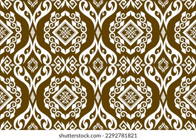 Geometric ethnic oriental traditional art pattern.Figure tribal embroidery style.Design for ethnic background,wallpaper,clothing,wrapping,fabric,element,sarong,vector illustration