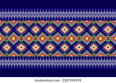 geometric ethnic oriental traditional with elements seamless pattern. designed for background, wallpaper, clothing, wrapping, fabric, Batik, decorating, embroidery style, vector illustration