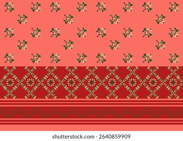 Geometric ethnic oriental traditional pattern