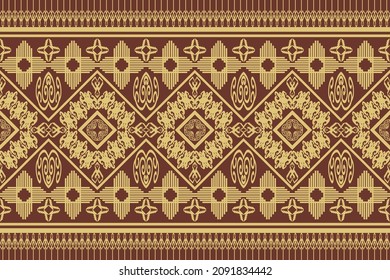 Geometric ethnic oriental traditional pattern.Figure tribal embroidery style.Design for wallpaper,clothing,wrapping,fabric,vector illustration.