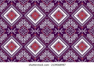 Geometric ethnic oriental traditional pattern.Figure tribal embroidery style.Design for wallpaper,clothing,wrapping,fabric,vector illustration.
