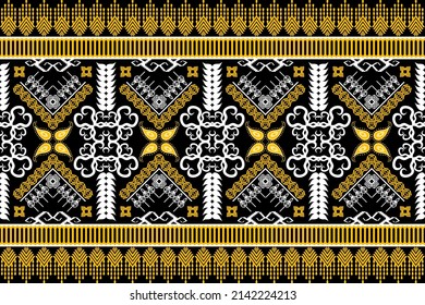 Geometric ethnic oriental traditional pattern.Figure tribal embroidery style.Design for background,wallpaper,clothing,wrapping,fabric,vector illustration