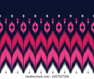 Geométrica étnica oriental, patrón ikat, patrón nativo, tribal, patrón boho, patrón motif, azteca, patrón de tela, patrón africano tradicional Diseño, ropa, envoltura, Batik, estilo bordado.