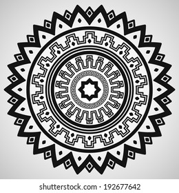 Geometric ethnic ornament