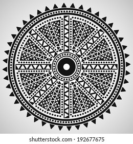 Geometric ethnic ornament