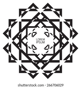 Geometric ethnic pattern