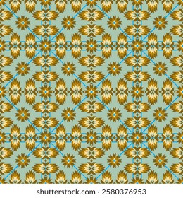 Geometric ethnic pattern. Abstract ethnic geometric pattern design for fabric, carpet, tile, clothing, embroidery, wallpaper, and background. Vector ethnic Native American seamless colorful design 