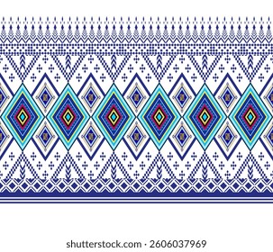 geometric ethnic pattern american design