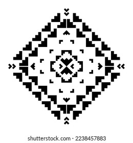 Arte de patrones étnicos geométricos. estilo americano, mexicano. Antecedentes Ornamento tribal azteca. Diseño para tela, ropa, textil, logotipo, símbolo.