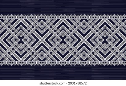 Patrón étnico geométrico. Moqueta de tela azteca mandala adorno boho chevron decoración textil. Tradicional bordado de origen tribal pavo nativo ilustraciones vectoriales indias de fondo.