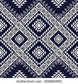 Geometrisches ethnisches Muster. Azteken Stoffteppich Mandala Ornament boho chevron Textil Dekoration. Tribal Truthahn afrikanische native traditionelle Stickerei orientalische Vektorgrafiken Hintergrund.