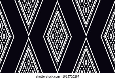 Geometrisches ethnisches Muster für Hintergrund oder Bildschirmhintergrund.  Teppichboden-Vorhangdesign