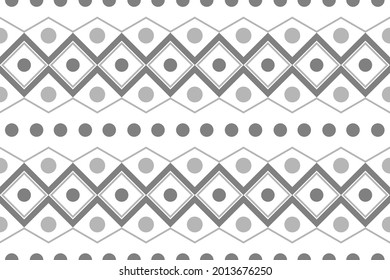 Geometric ethnic pattern design abstract background, vector and illustration. 