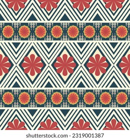 Diseño de patrones étnicos geométricos para tela asiática
, ropa, tela, batik, punto, bordado, ikkat, patrón de píxeles.