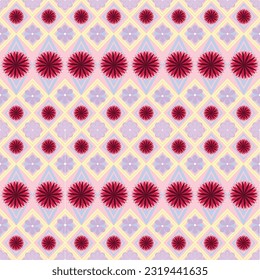 Geometric ethnic pattern design for asian fabric
, clothing, fabric, batik, knitwear, embroidery, Ikkat, pixel pattern.