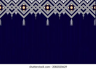 Geometric ethnic pattern design. Aztec fabric carpet mandala ornament boho chevron textile decoration wallpaper. Tribal turkey African Indian traditional embroidery vector illustrations background 