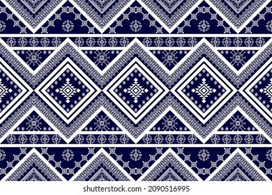 Geometric ethnic pattern design. Aztec fabric carpet mandala ornament native chevron textile decoration wallpaper. Tribal turkey African Indian traditional embroidery vector illustration background 