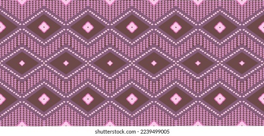 Geometric ethnic pattern design. Aztec fabric carpet mandala ornament chevron textile decoration wallpaper.