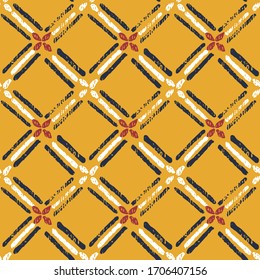 Geometric ethnic pattern design for background or wallpaper