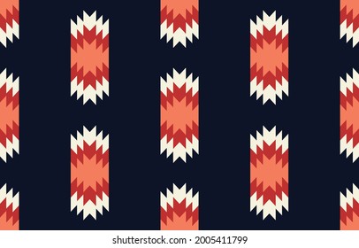 Diseño de patrones geométricos étnicos para fondo o papel de pared y ropa.