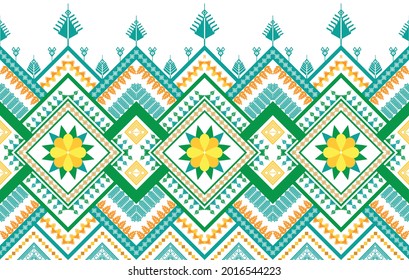 Geometric ethnic pattern design for background, carpet, fabric, clothing, wrapping, textile, wallpaper traditional embroidery orientalist vector illustrations. African Aztec American texture patterns.