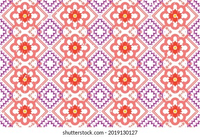 Geometric ethnic pattern design for background, fabric,  carpet,  mandalas,  clothing,  wrapping,  batiks,  texture, textile vector illustrations embroidery traditional ornaments oriental patterns.