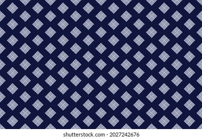 Geometric ethnic pattern Design for background or wallpaper,  carpet , Batik, Fabric, Sarong and clothing. Vetor illustration embroidery Style.