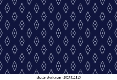 Geometric ethnic pattern Design for background or wallpaper,  carpet , Batik, Fabric, Sarong and clothing. Vetor illustration embroidery Style.