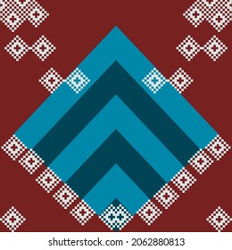 geometric ethnic pattern design for background or wallpaper