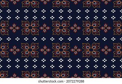 Geometric Ethnic pattern design for background or wallpaper and clothing .