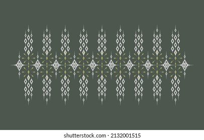 Geometric Ethnic pattern design for background or wallpaper.