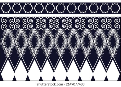 Geometric Ethnic pattern design for background or wallpaper.