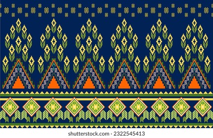 geometric ethnic pattern design for background or wallpaper