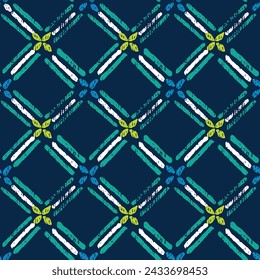Geometric ethnic pattern design for background or wallpaper