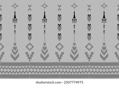 Geometric ethnic pattern. Design for background, wallpaper, textile, fabric and etc. Vector Illustration