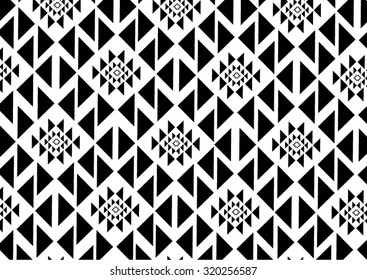 Geometric ethnic pattern design for background or wallpaper and clothing. 