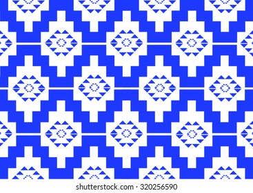 Geometric ethnic pattern design for background or wallpaper and clothing.