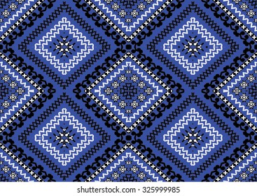 Geometric ethnic pattern design for background or wallpaper and clothing .