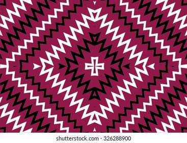 Geometric ethnic pattern design for background or wallpaper and clothing .