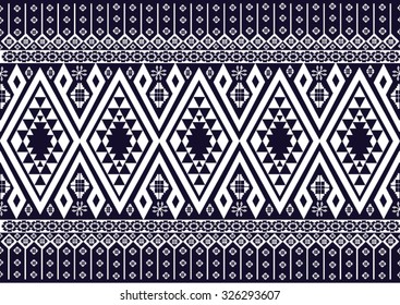 Geometric ethnic pattern design for background or wallpaper and clothing . 