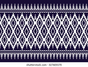 Geometric ethnic pattern design for background or  wallpaper and clothing .