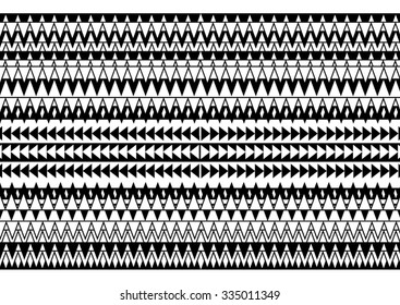 Geometric ethnic pattern design for background or wallpaper and clothing .
