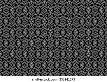 Geometric ethnic pattern design for background or wallpaper and clothing .