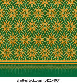 Geometric Ethnic  pattern design for background or wallpaper.
