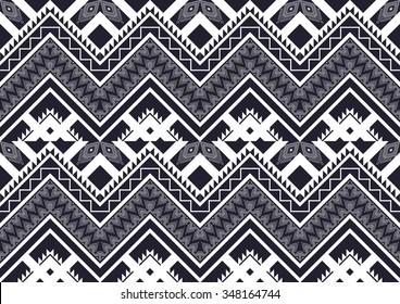 Geometric ethnic pattern design for background or wallpaper.