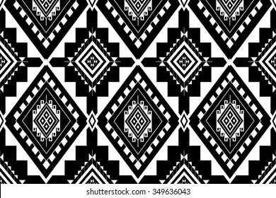 Geometric Ethnic  pattern design for background or wallpaper.