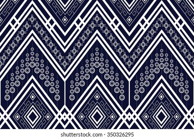 Geometric Ethnic  pattern design for background or wallpaper.