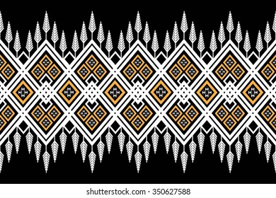 Geometric Ethnic  pattern design for background or wallpaper.